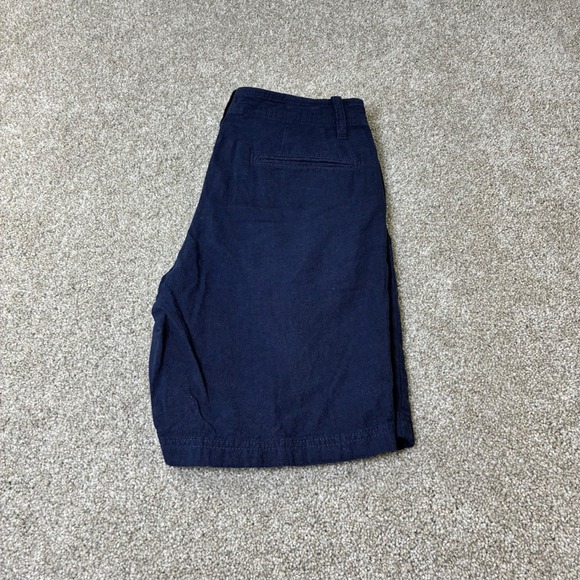 14th & Union Linen Blend Shorts Slim Fit Casual Blue Casual Preppy Mens‎ 30/8 - Picture 4 of 5